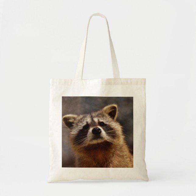 Nyfiken Raccoon Tygkasse (Framsidan)