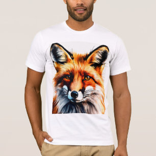 Nyfiken Red Fox Peeking T-Shirt