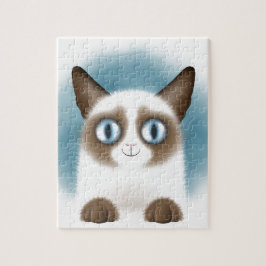 Nyfiken Siamese Kitten Pussel