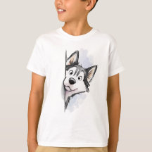 Nyfiken Siberian Husky