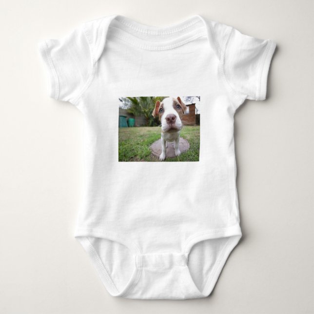 Nyfiken Valp T-shirt (Framsida)