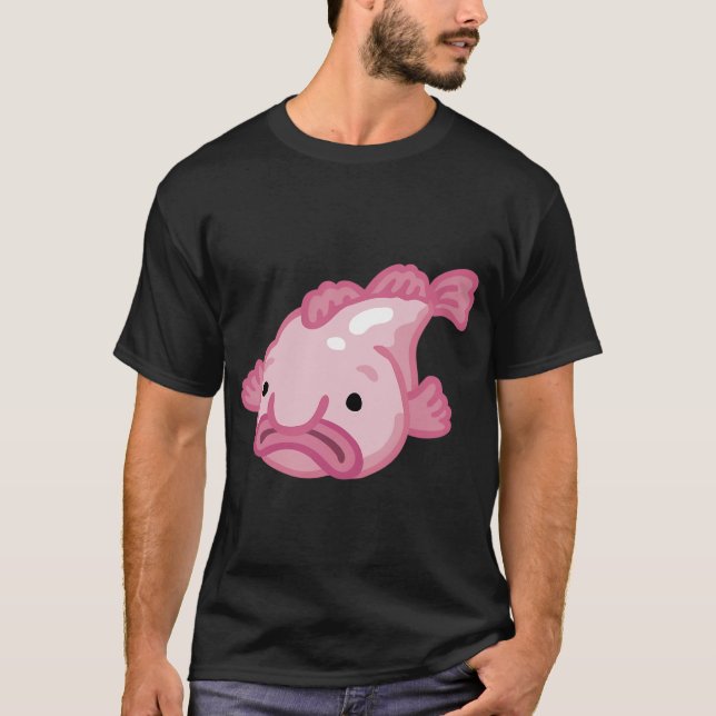 Nyfiken varelse - Blobfisk T Shirt (Framsida)