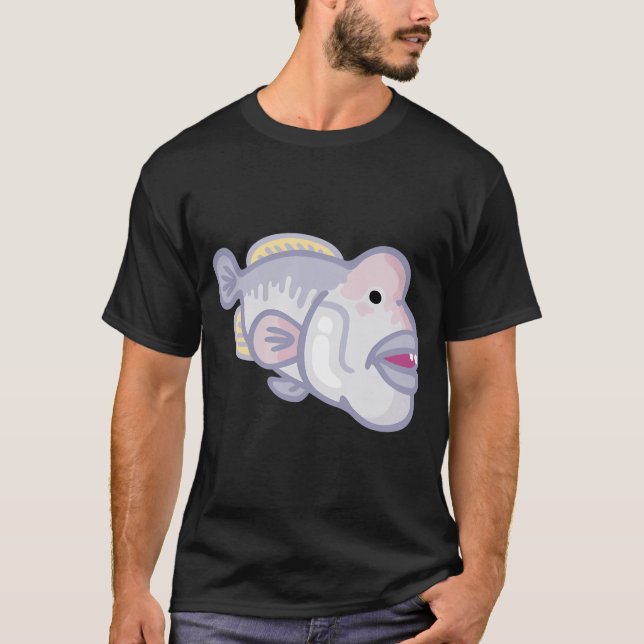 Nyfiken varelse - Läppfisk T Shirt (Framsida)