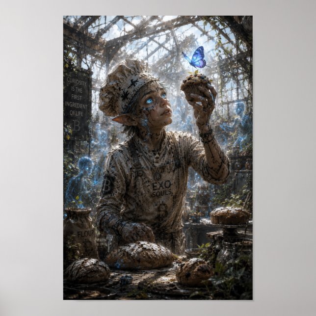 Nyfikenhet / Bagare / Destruktiv växthus Poster (Framsidan)