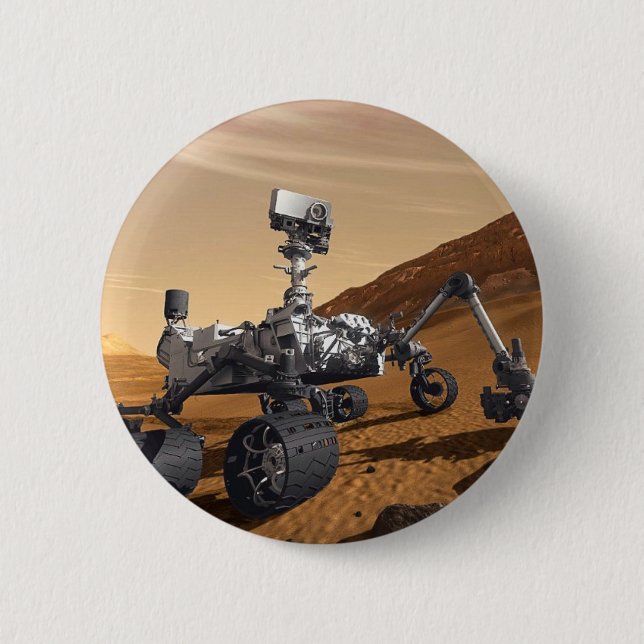 Nyfikenhet Mars Rover, Planetarisk Rymduppdrag, Knapp (Framsida)