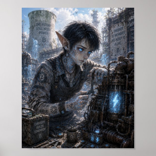 Nyfikenhet / Mekaniker / Kraftverk Poster (Framsidan)