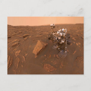 Nyfikenhet Selfie på Mars 15 juni 2018 Vykort