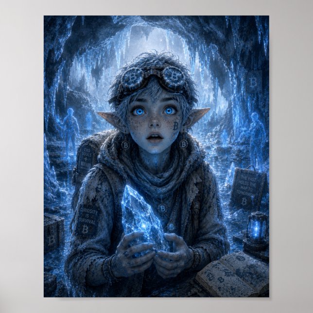 Nyfikenhet / Utforskare / Isgrottor Poster (Framsidan)