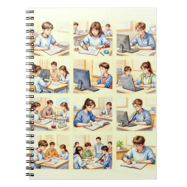 Nyfikenhets skola anteckningsbok (Framsidan)