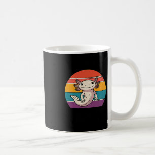 Nyfiket Axolotl Retro Cute Animal Älskare Kaffemugg