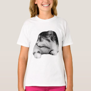 Nyfiket Kattdjur i höstljus T Shirt