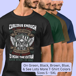 Nyfiket nog Ta med isär spaken Göm Extra-delar T Shirt