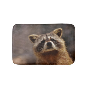 Nyfiket Raccoon Photo Badrumsmatta