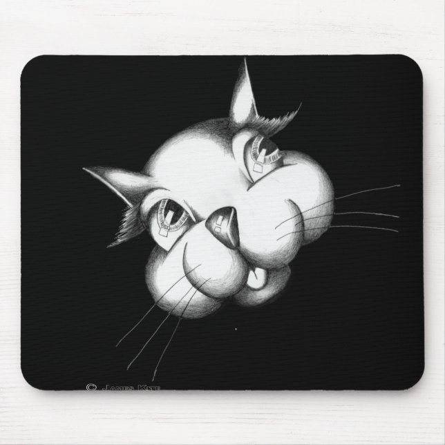 Nyfiket som en katt musmatta (Framsidan)