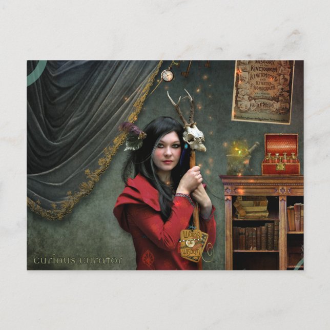 Nyfiket vykort för kurator (Framsida)