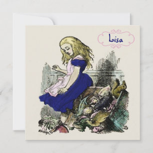 Nyfikna Alice ~ Inbjudningar Underlandet