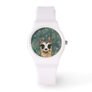 Nyfikna Baby Llama - Cute Armbandsur