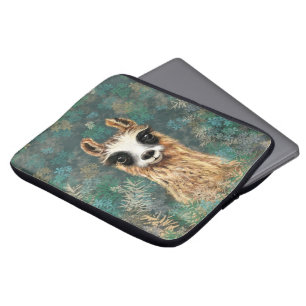 Nyfikna Baby Llama - Cute Laptop Fodral