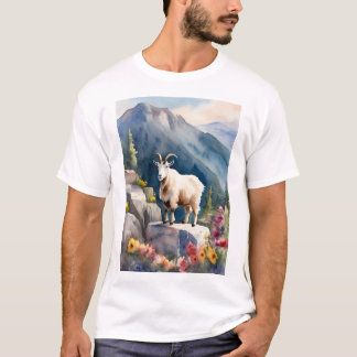 "Nyfikna bergsgetter som övervakar höjderna" T Shirt
