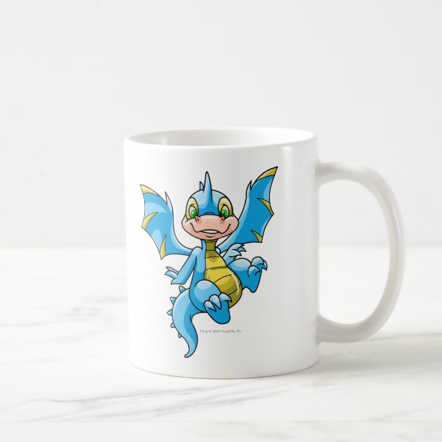 Nyfikna blått Scorchio Kaffemugg (Höger)