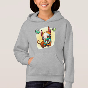 Nyfikna BullTerrier-Hund T Shirt