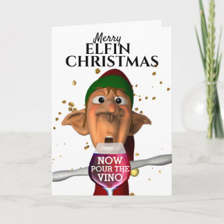 Nyfikna elfin häller nu vino-roligten kort