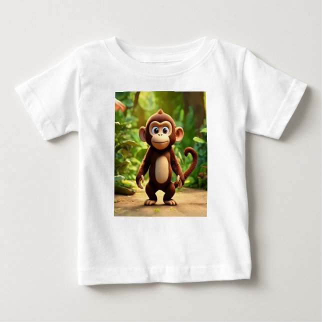 Nyfikna George: Tiny Traveler T Shirt (Framsida)
