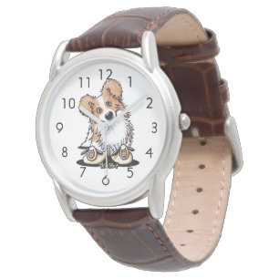 Nyfikna Gräns Collie Watch Armbandsur
