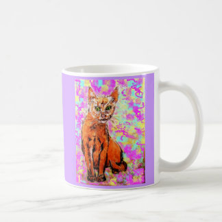 nyfikna kattlilor kaffemugg