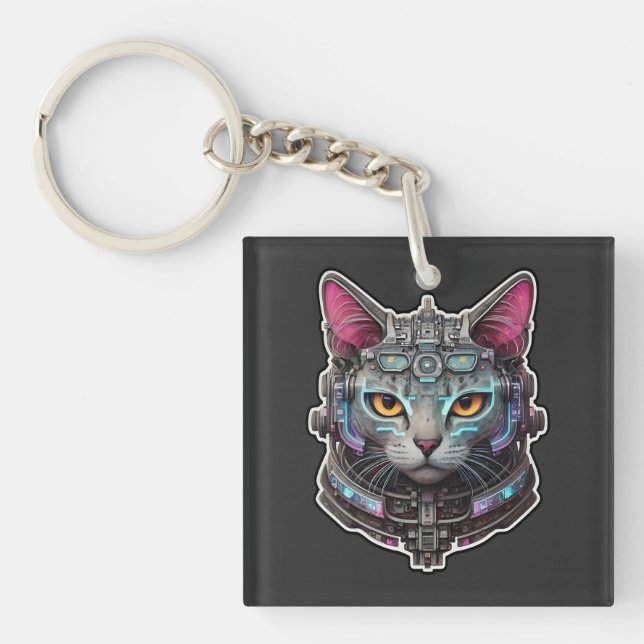 Nyfikna Kattunge i en cyberhjälm (Framsidan)