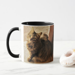 Nyfikna Kattunge Mugg