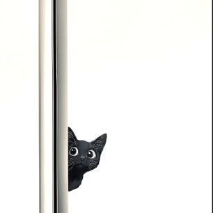 Nyfikna Kattunge Peek Funny Sticker Klistermärken
