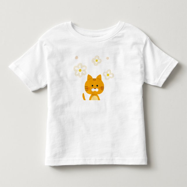 Nyfikna kattunge t shirt (Framsida)