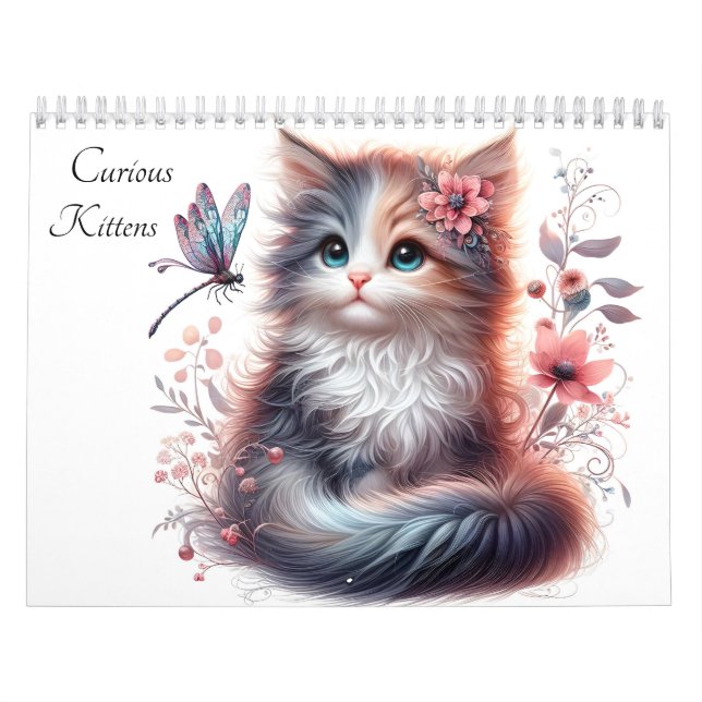 Nyfikna Kittens Kalender (Omslag)