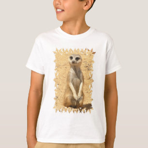 Nyfikna Meerkat barns T-tröja T-shirt