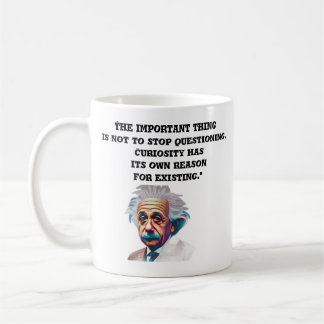 Nyfikna Mugg EinsteinQuotesMug