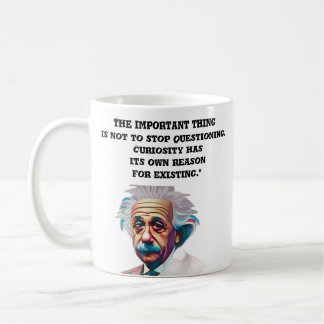 Nyfikna Mugg EinsteinQuotesMug