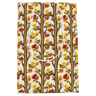 Nyfikna murverk och Höst löv Mönster design