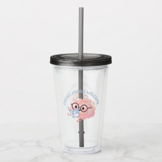 Nyfikna sinnen välkomnas Smart läsande hjärna Take Away Mugg