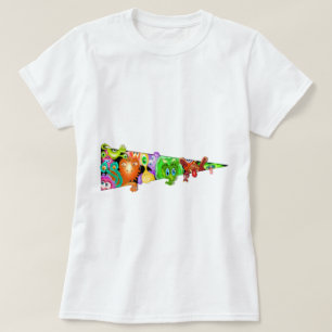 Nyfikna Utomjordingar Funny T-Shirt