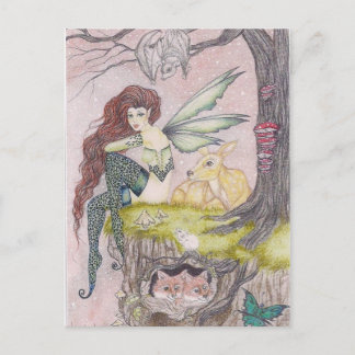 nyfikna varelser vykort