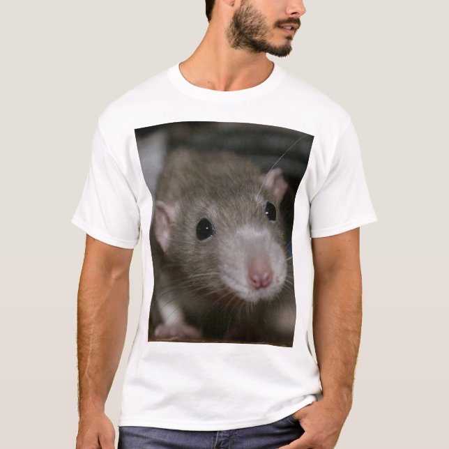 Nyfiknare Råtta T Shirt (Framsida)