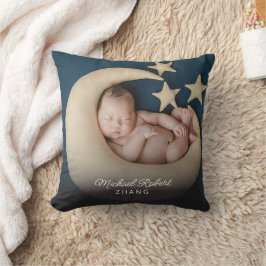 Nyfödd Baby Photo Kudde