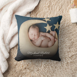 Nyfödd Baby Photo Kudde