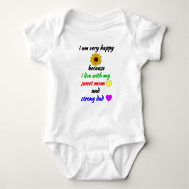 Nyfödd Baby Pojke Flicka Present - Familj Glad Mam T Shirt