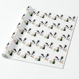Nyfödd baby & Stork Presentpapper