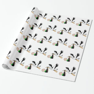 Nyfödd baby & Stork Presentpapper