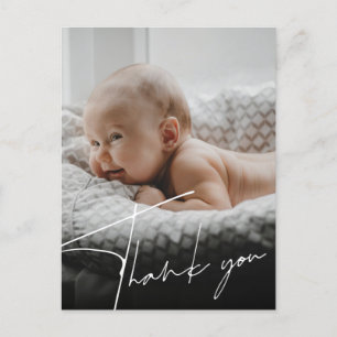 Nyfödd bebis Birth Notification Tack Vykort
