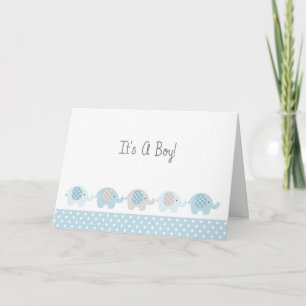 nyfödd bebis Boy Grattiss Card Kort
