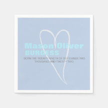 Nyfödd bebis Boy Heart